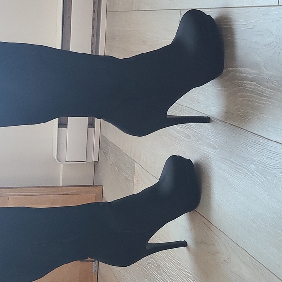 Call It Spring Thigh High Platform Boots - Picture 3 of 4